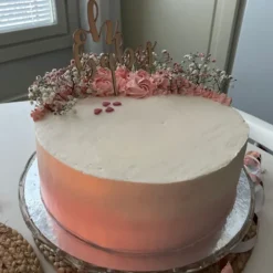Cake Topper Oh Baby Trä