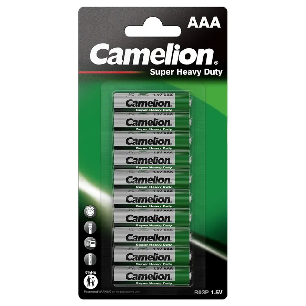 Camelion Super Heavy Duty AAA-Batterier