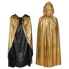 Cape med Huva Guld Shimmer