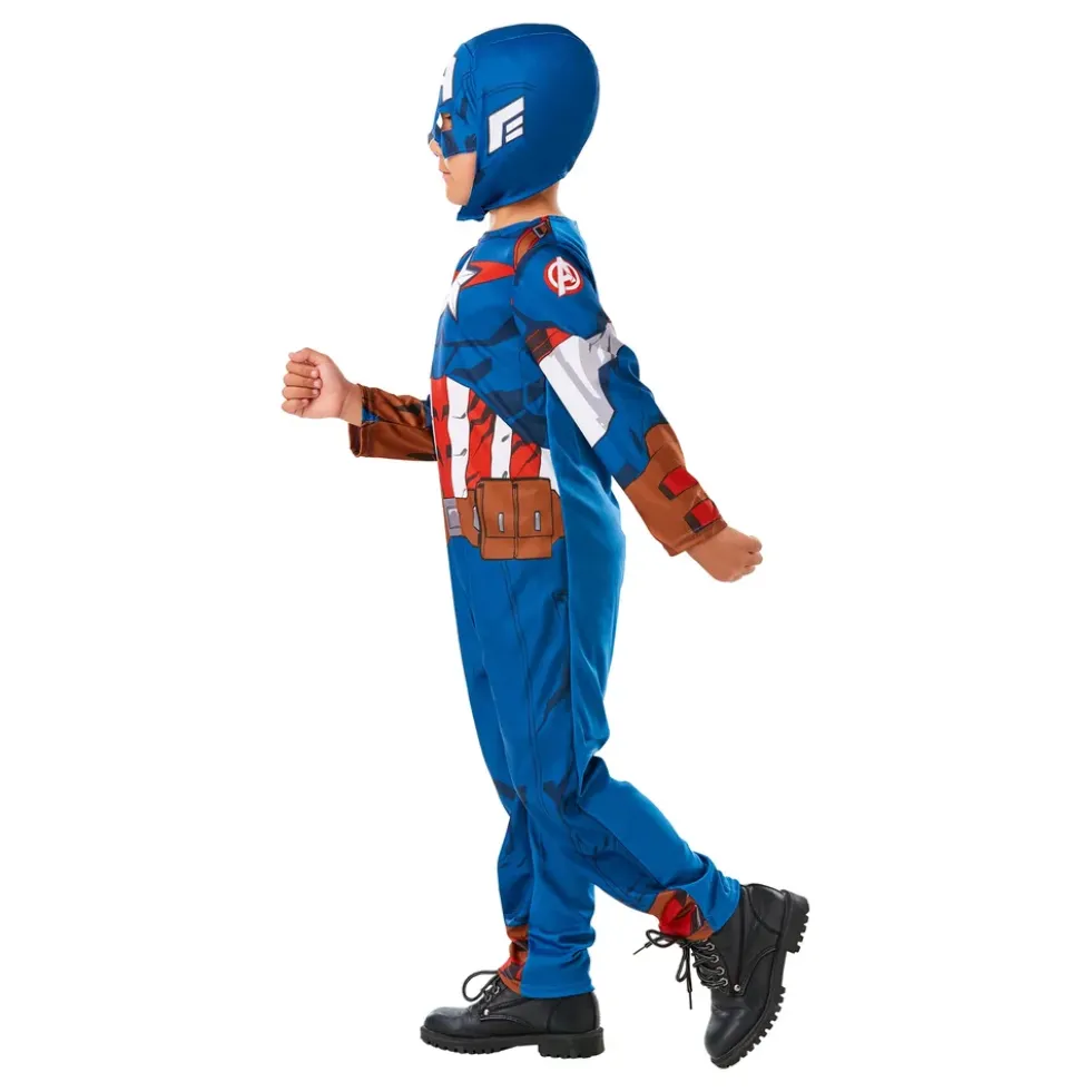 Captain America Barn Maskeraddräkt