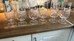 Carlsberg Ölglas med Fot