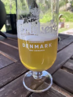 Carlsberg Ölglas med Fot