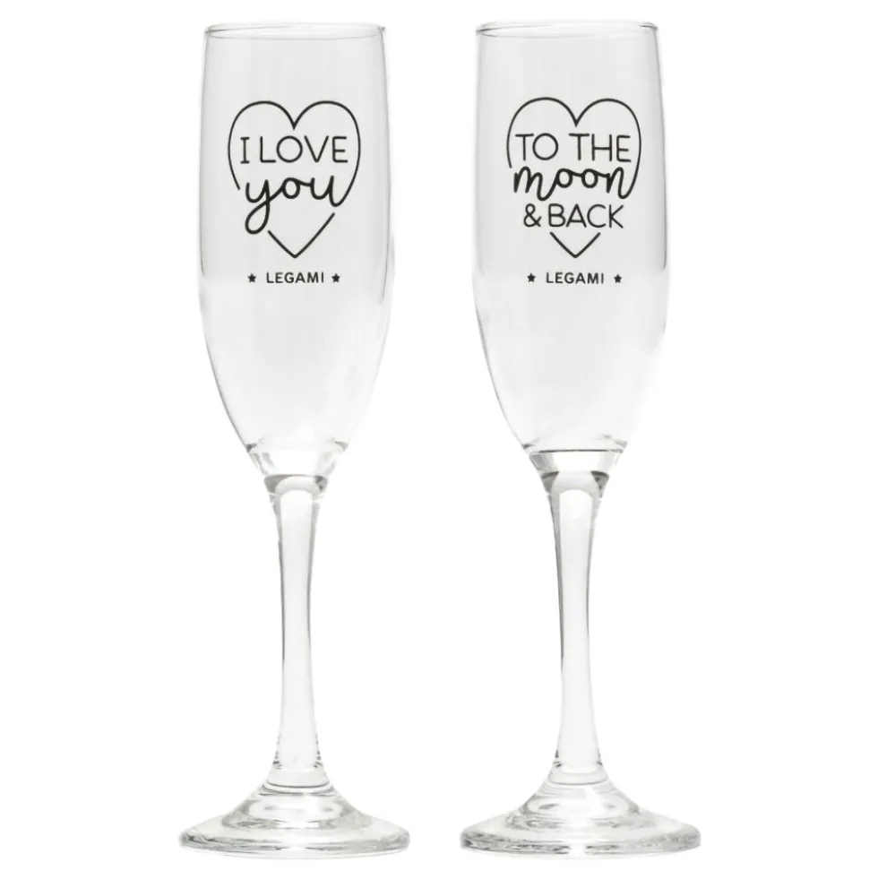 Champagneglas Cheers to Love