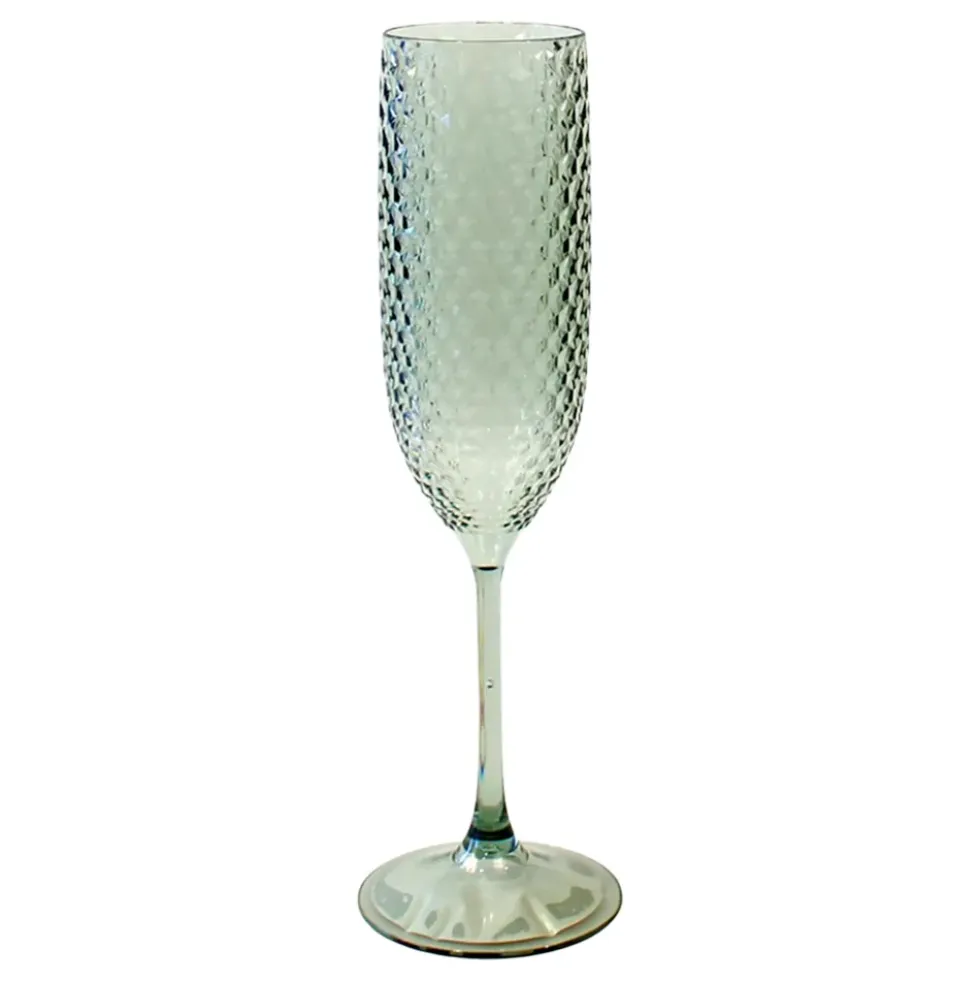 Champagneglas i Plast Grön