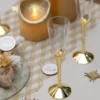 Champagneglas med Fot Guld
