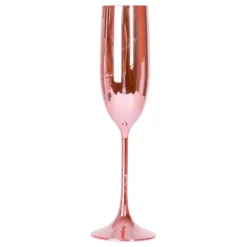 Champagneglas Metallic Rosa