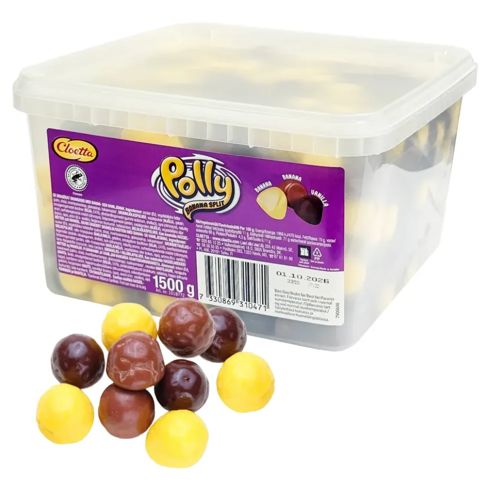 Cloetta Polly Banana Split Storpack
