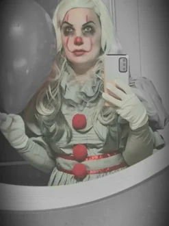 Clownen IT Dam Maskeraddräkt
