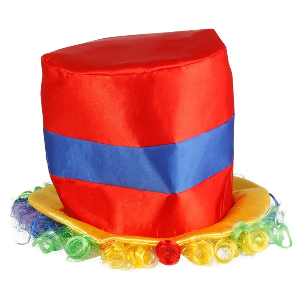 Clownhatt med Hår