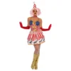 Clown Karusell Klänning Deluxe Maskeraddräkt