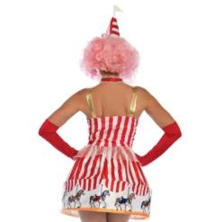 Clown Karusell Klänning Deluxe Maskeraddräkt