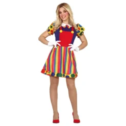 Clown Klänning Maskeraddräkt