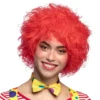 Clownperuk Röd Frizzy