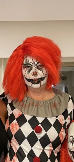 Clownperuk Röd Stor