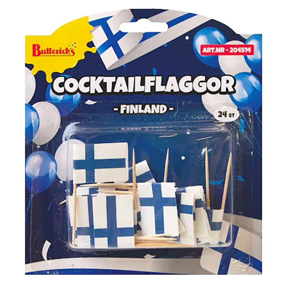 Cocktailflaggor Finland