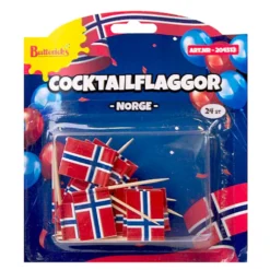 Cocktailflaggor Norge