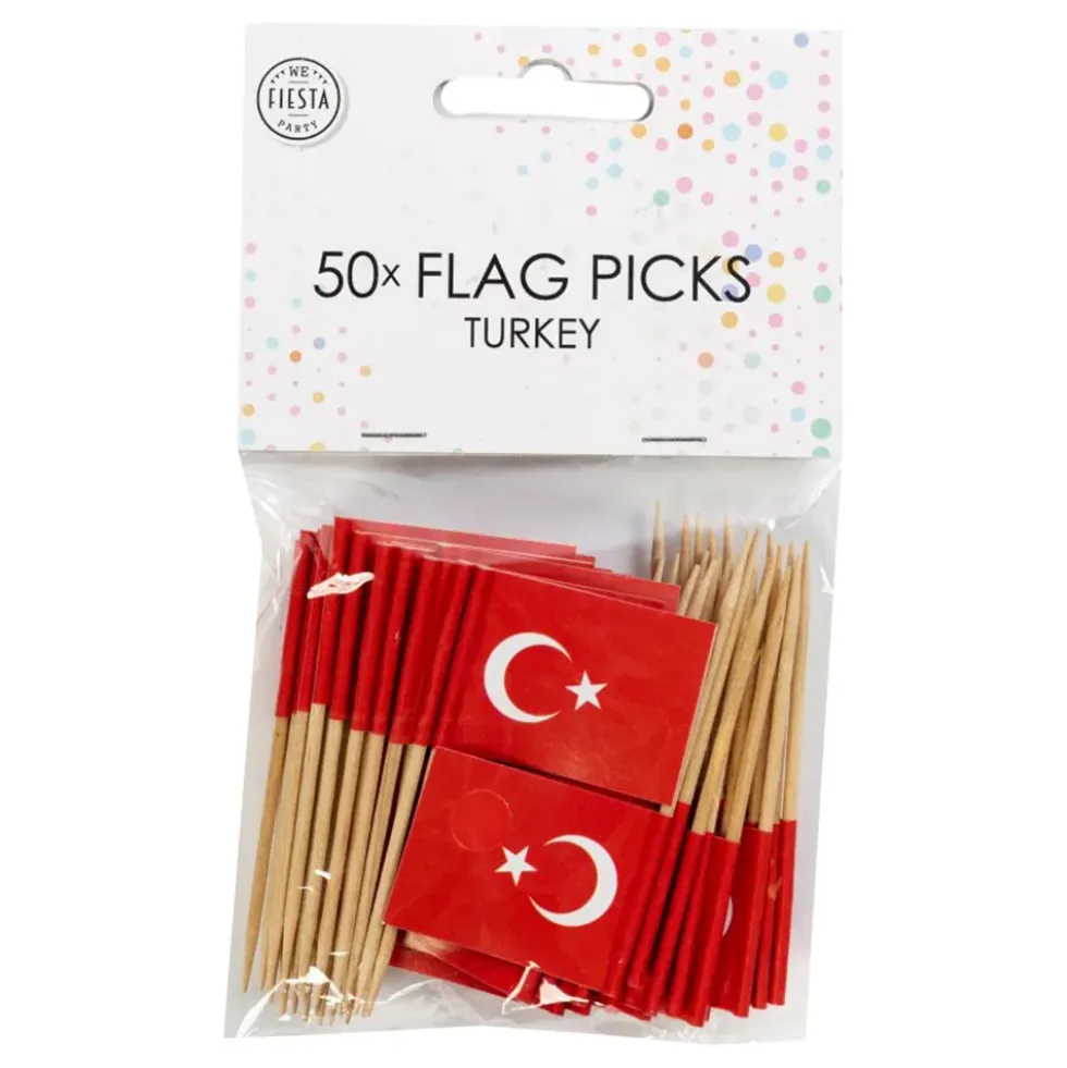 Cocktailflaggor Turkiet