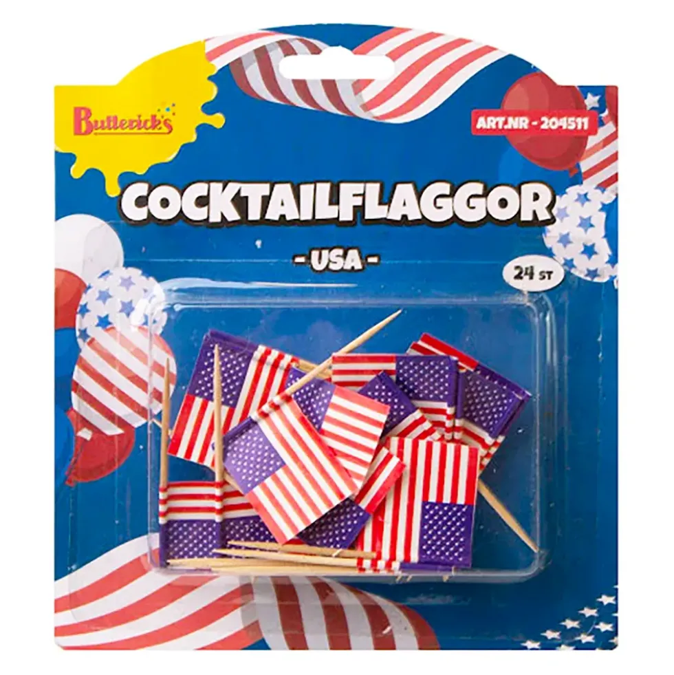 Cocktailflaggor USA