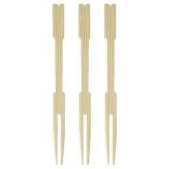 Cocktailgafflar i Bambu