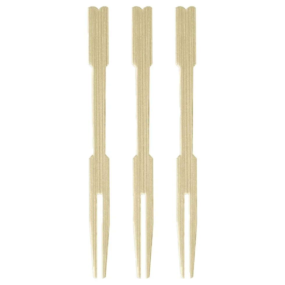 Cocktailgafflar i Bambu