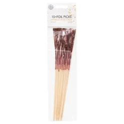 Cocktailpinnar Roséguld Metallic