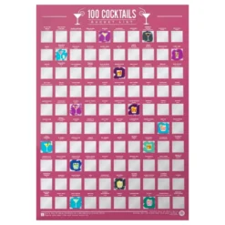 100 Cocktails Bucket List Skraptavla