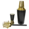 Cocktailset Guld/Svart