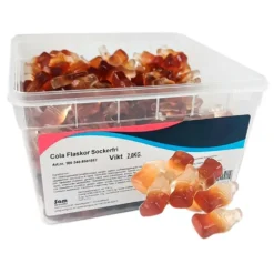 Colaflaskor Sockerfri Storpack