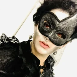 Colombina Svart Ögonmask