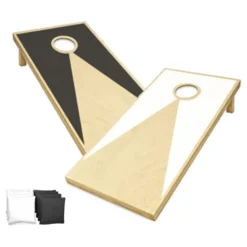 Cornhole Black & White Trädgårdsspel