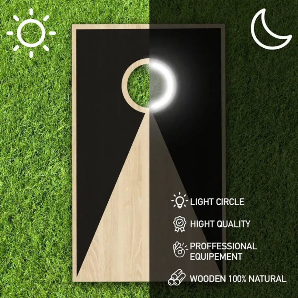 Cornhole LED Trädgårdsspel