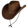 Cowboyhatt Brun
