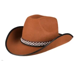 Cowboyhatt Brun för Barn
