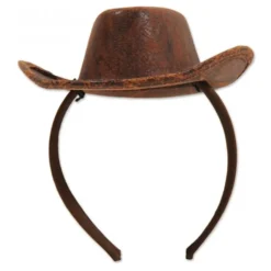 Cowboyhatt Brun Mini