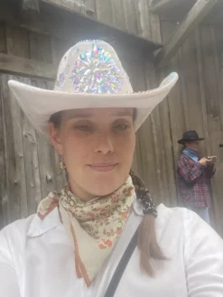 Cowboyhatt Crystal Beige