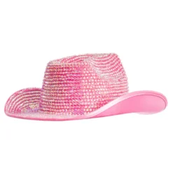 Cowboyhatt med Stenar Rosa