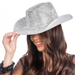 Cowboyhatt med Stenar Silver