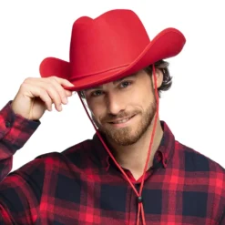 Cowboyhatt Rodeo Röd