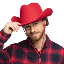 Cowboyhatt Rodeo Röd