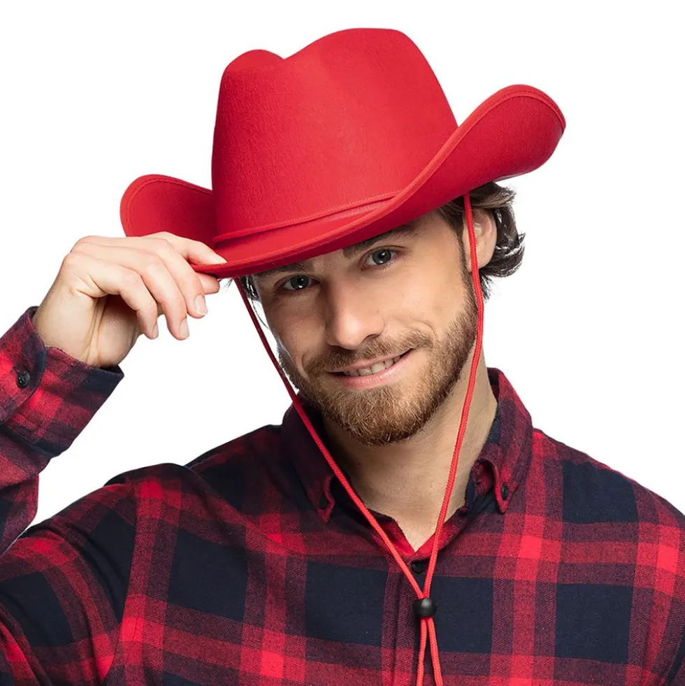 Cowboyhatt Rodeo Röd