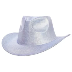 Cowboyhatt Skimrande Lila