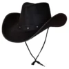 Cowboyhatt Svart