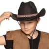 Cowboyhatt Svart för Barn