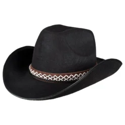 Cowboyhatt Svart för Barn