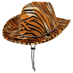 Cowboyhatt Tigermönstrad
