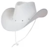 Cowboyhatt Vit