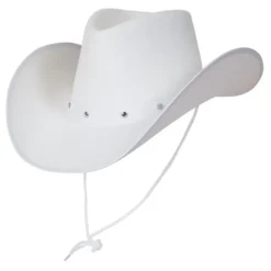 Cowboyhatt Vit