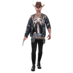 Cowboy Skelett Maskeraddräkt