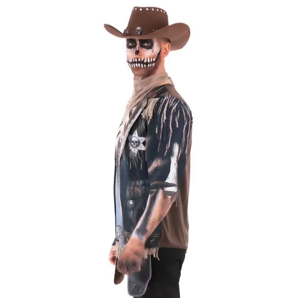 Cowboy Skelett Maskeraddräkt