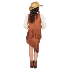 Cowgirl Brun Maskeraddräkt